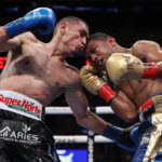 Juan Estrada avenged his 2012 defeat to Roman ‘Chocolatito’ Gonzalez with a split decision win in arguably the fight of the year so far in Dallas on Saturday Photo Credit: Estrada became unified WBC and WBA Super Flyweight champion Photo Credit:  Ed Mulholland/Matchroom