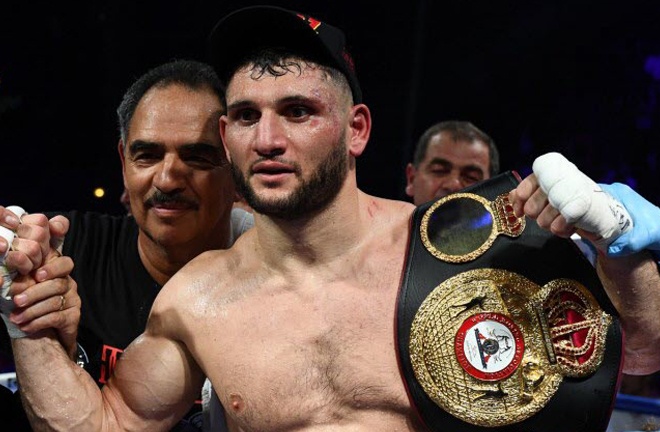 Goulamirian has held the WBA title since 2018 Photo Credit: Boris HORVAT / AFP