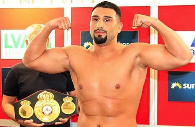 Former European Heavyweight champion Agit Kabayel is ranked just above Yoka by the IBF Photo Credit: Team SES Boxing / P. Gercke
