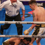 McGregor dropped Guerfi three times in a first round demolition Photo Credit: Scott Rawsthorne/MTK Global