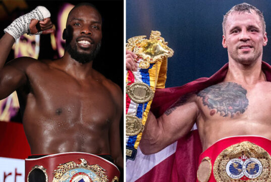 Lawrence Okolie is keen to face IBF champion Mairis Briedis after winning the WBO cruiserweight title Photo Credit: Mark Robinson/Matchroom Boxing/World Boxing Super Series
