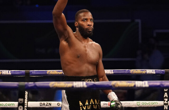 Lawrence Okolie faces Krzysztof Glowacki for the vacant WBO Cruiserweight title on Saturday Photo Credit: Dave Thompson/Route One Photography Ltd/Matchroom Boxing