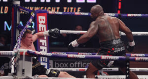Dillian Whyte knocked out Alexander Povetkin to gain revenge in their rematch in Gibraltar on Saturday night Photo Credit: Mark Robinson/Matchroom Boxing