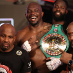 Whyte reclaimed the WBC Interim Heavyweight title Photo Credit: Mark Robinson/Matchroom Boxing