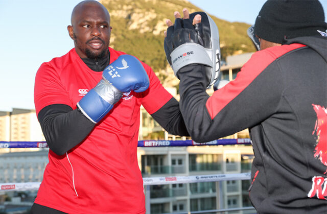 Dillian Whyte looks for revenge against Alexander Povetkin in Gibraltar tonight Photo Credit: Mark Robinson/Matchroom Boxing