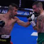 Baluta halted David Oliver Joyce in three rounds in September Photo Credit: Round ‘N’ Bout Media/Queensberry Promotions