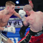 Jack Bateson overcame Joe Ham on points in their Super Bantamweight clash Photo Credit: Scott Rawsthorne/MTK Global