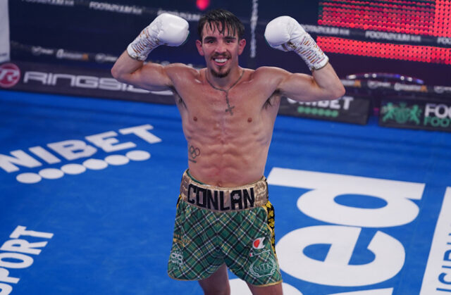 Michael Conlan returns to action against Ionut Baluta on Friday night Photo Credit: Round 'N' Bout Media/Queensberry Promotions