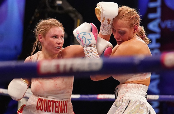 Shannon Courtenay overcame Ebanie Bridges to become WBA Bantamweight world champion Photo Credit: Dave Thompson/Matchroom Boxing