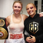 The pair embraced back stage after their compelling clash Photo Credit: Mark Robinson/Matchroom Boxing