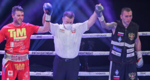 Danny Dignum and Andrey Sirotkin were held to a split decision draw in Bolton on Saturday Photo Credit: Scott Rawsthorne/MTK Global