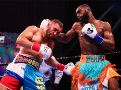Welterweight talent Jaron Ennis stopped Sergey Lipinets in six rounds in Connecticut Photo Credit: Amanda Westcott/SHOWTIME