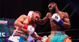 Welterweight talent Jaron Ennis stopped Sergey Lipinets in six rounds in Connecticut Photo Credit: Amanda Westcott/SHOWTIME