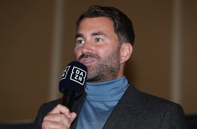 Eddie Hearn has signed a deal with DAZN to make the streaming service Matchroom Boxing's exclusive UK broadcaster, according to reports Photo Credit: Ed Mulholland/Matchroom Boxing