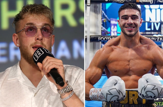 Jake Paul and Tommy Fury have both discussed a potential future showdown with each other Photo Credit: Ed Mulholland/Matchroom Boxing USA/Round 'N' Bout Media/Queensberry Promotions