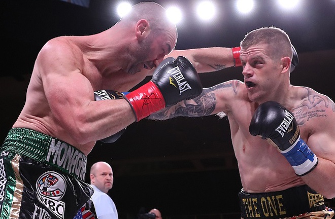 Johnson stopped Sean Monaghan in three rounds in his last fight in March 2019 Photo Credit: Ed Mulholland/Matchroom Boxing USA