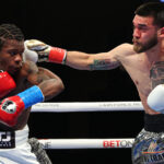 Otha Jones III suffered his first professional loss to Jorge David Castaneda Photo Credit: Ed Mulholland/Matchroom