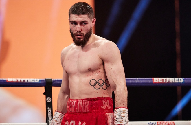 A fight with Josh Kelly remains a big domestic showdown despite defeat to David Avanesyan Photo Credit: Mark Robinson/Matchroom Boxing