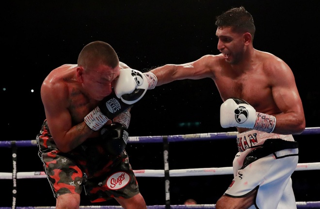 Khan overcame Vargas in 2018 Photo Credit: Reuters