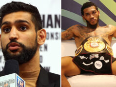 Amir Khan says Conor Benn can become a world champion, but believes he is taking a big step-up against Samuel Vargas on Saturday Photo Credit: Mikey Williams/Top Rank/Mark Robinson/Matchroom Boxing