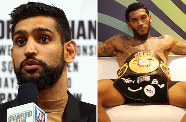 Amir Khan says Conor Benn can become a world champion, but believes he is taking a big step-up against Samuel Vargas on Saturday Photo Credit: Mikey Williams/Top Rank/Mark Robinson/Matchroom Boxing