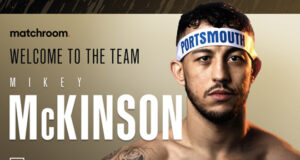 Unbeaten Welterweight Michael McKinson has signed with Eddie Hearn's Matchroom Boxing