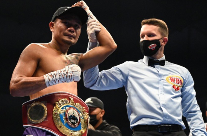 Four-weight world champion, Donnie Nietes beat Pablo Carrillo on his return Photo Credit: D4G Promotions