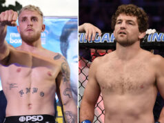 Jake Paul and Ben Asren meet in Atlanta on Saturday Photo Credit: Ed Mulholland/Matchroom Boxing/ Jeff Bottari/Zuffa LLC