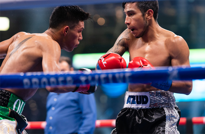 Eduardo Ramirez stopped Miguel Flores in December in Texas Photo Credit: Ryan Hafey/Premier Boxing Champions