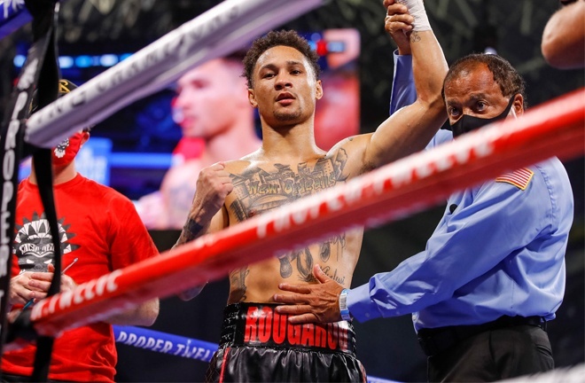 Prograis stayed on course for another world title shot with victory over Redkach Photo Credit: Esther Lin/SHOWTIME