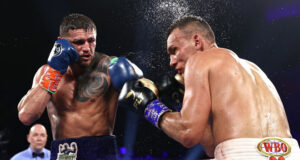 Joe Smith Jr became the new WBO Light Heavyweight world champion with a majority decision win over Maxim Vlasov in Tulsa Photo Credit: Mikey Williams/Top Rank via Getty Images