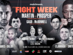 Sandor Martin and Andoni Gago defend their European titles against British opposition in the form of Kay Prosper and Gavin McDonnell on Friday on DAZN