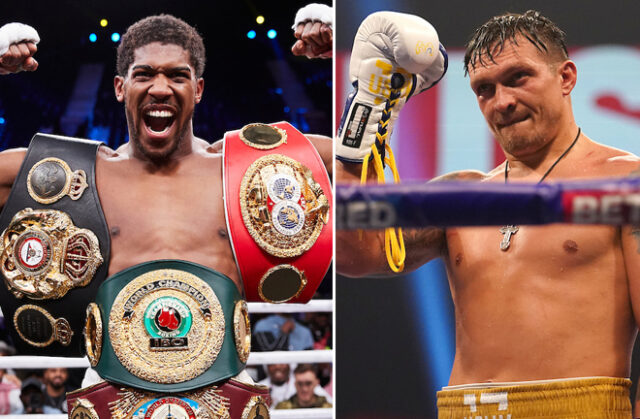 Anthony Joshua has been ordered to defend his world Heavyweight titles against Oleksandr Usyk Photo Credit: Mark Robinson/Matchroom Boxing