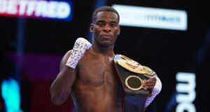 Joshua Buatsi made a sixth defence of his WBA International Light Heavyweight title after stopping Daniel Dos Santos on Saturday Photo Credit: Dave Thompson/Matchroom Boxing