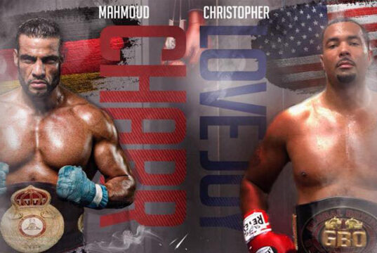 Former Heavyweight world champion Manuel Charr clashes with Chris Lovejoy in Germany on Saturday