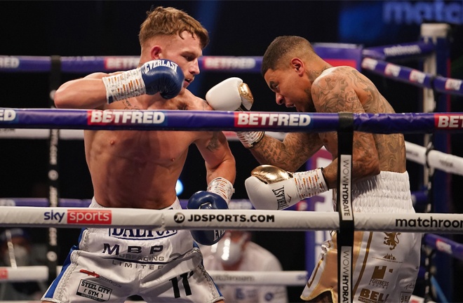 Dalton Smith saw off Ismael Ellis in three rounds in February Photo Credit: Dave Thompson/Matchroom Boxing