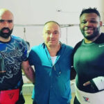 Bogdan Dinu has been sparring with Jarrell Miller ahead of his fight with Daniel Dubois Photo Credit: Instagram @bogdandinu1