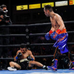Donaire knocked down Oubaali three times Photo Credit: Esther Lin/SHOWTIME