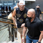 Tyson Fury is in Texas and has backed Billy Joe Saunders to stun Canelo Alvarez Photo Credit: Michelle Farsi/Matchroom