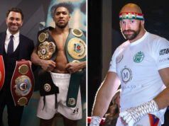 Eddie Hearn would like to know by the end of the week if Anthony Joshua and Tyson Fury are able to meet on August 14 Photo Credit: Mark Robinson/Matchroom Boxing/Mikey Williams/Top Rank
