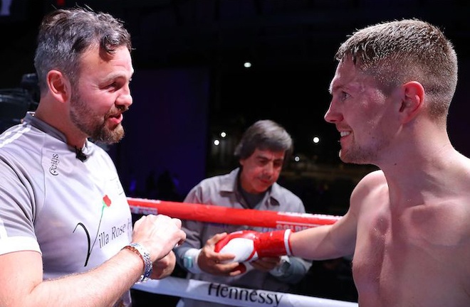 Quigley is trained by former Middleweight world champion Andy Lee Photo Credit: Tom Hogan-Hoganphotos/Golden Boy