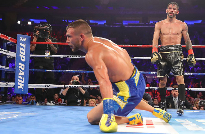 Linares became the first person to drop Vasyl Lomachenko before succumbing to a tenth round defeat in 2018 Photo Credit: Tom Hogan / Hoganphotos-Golden Boy Promotions