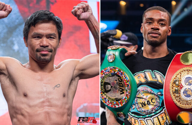 Manny Pacquiao clashes with unified Welterweight world champion Errol Spence Jr on August 24 in Las Vegas Photo Credit: Pro Boxing Fans/Ryan Hafey/Premier Boxing Champions