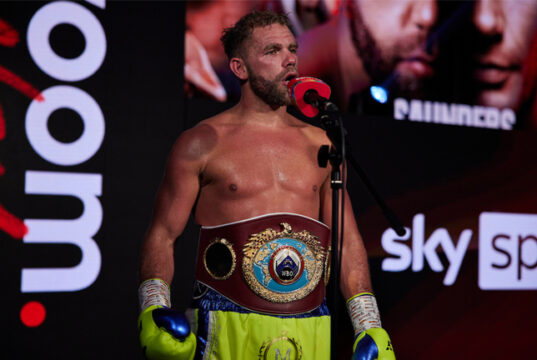 Billy Joe Saunders' dad has claimed they will walk away from Saturday's fight with Canelo Alvarez if the ring issue is not resolved Photo Credit: Mark Robinson/Matchroom Boxing