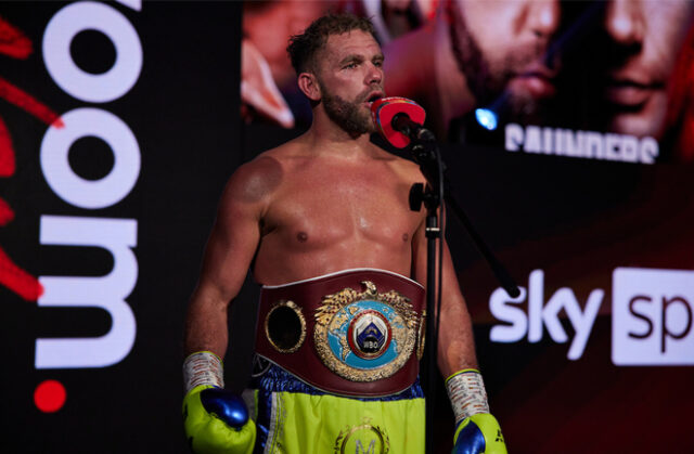 Billy Joe Saunders' dad has claimed they will walk away from Saturday's fight with Canelo Alvarez if the ring issue is not resolved Photo Credit: Mark Robinson/Matchroom Boxing