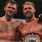 Saunders defended his WBO Super Middleweight world title for the second time against Martin Murray in December Photo Credit: Mark Robinson/Matchroom Boxing