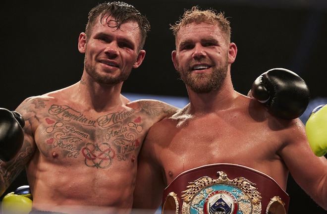 Saunders defended his WBO Super Middleweight world title for the second time against Martin Murray in December Photo Credit: Mark Robinson/Matchroom Boxing