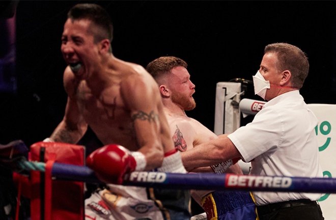 McCarthy's stablemate James Tennyson was stunned a fortnight ago Photo Credit: Mark Robinson/Matchroom Boxing