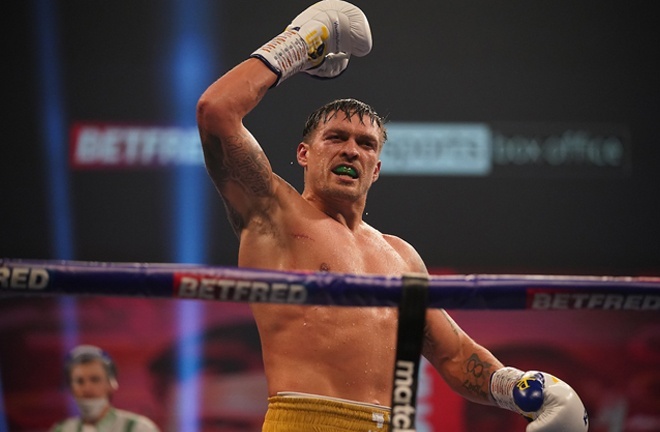 Oleksandr Usyk could face Joshua if he does not fight Fury, Hearn has said Photo Credit: Mark Robinson/Matchroom Boxing