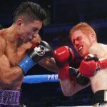 Barrios stopped Karl in six rounds on Tank’s undercard Photo Credit: Sean Michael Ham/Mayweather Promotions